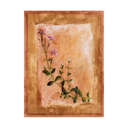 Trademark Fine Art Pablo Esteban 'Pink Flowers Painting' Canvas Art, 35x47 ALI45256-C3547GG